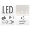 ECD Germany LED Lichtervorhang 2,2m mit 138 LEDs Warmweiß Produktbild-Vorschau 17