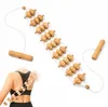 Rückenmassagegerät Holz mit Griff, Massage Roller aus Produktbild-Vorschau 1