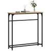 vidaXL Stolik konsola dąb sonoma 75x19,5x75 cm materiał Podgląd zdjęcia produktu 3