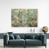Leinwandbild stern-mosaik 100x70 cm Feeby grün wandbild Produktbild-Vorschau 2