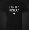 Lieblingsmensch Herren T-Shirt von Moonworks®  XL Produktbild-Vorschau 2