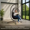 Swoods Fauteuil Suspendu XXL avec Support – Pour Intérieur Voir les images du produit 3