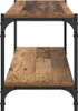 vidaXL TV-Schränk Altholz 100x33x41cm Verbundholz und Eisen Produktbild-Vorschau 6