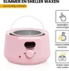 Bolusso Roze Wax Apparaat - NIEUW model - 500g Wax Bonen - Productafbeelding-voorbeeld 7