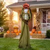 HOMCOM 173 cm Halloween Animierte Kürbis-Skelett Deko Produktbild-Vorschau 2