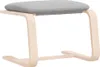 vidaXL Podnožka na nohy Light Grey 51x41x40 cm Látka Náhľad obrázku produktu 6