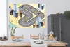 MuchoWow® Poster Eine fiktive Rennstrecke mit F1-Autos in Produktbild-Vorschau 3