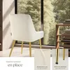 Chaise rembourrée Avane, aspect velours, capacité de charge Voir les images du produit 4