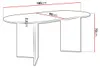 MIRJAN24 Tisch Gelizo 22 mm, Esszimmer Tisch (Farbe: Nuss Produktbild-Vorschau 4