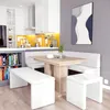 Eckbank AKIKO mit Tisch und B nken 168x128 rechts - Produktbild-Vorschau 2