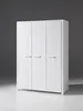 Kleiderschrank Erik MDF Weiß 144x206x58 cm Produktbild-Vorschau 3