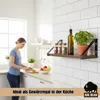 BigDean 3er Set Wandregal Wall Shelf 2 Montagemöglichkeiten Produktbild-Vorschau 5