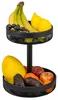 eluno 2-stöckige runde Obstetagere / Brotkorb, Obstschale, Produktbild-Vorschau 1
