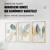 Wanddekorationen, 3 Stück Wandbehänge aus Metall im Produktbild-Vorschau 2