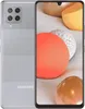 A Samsung Galaxy A42 5G smartphone is shown from the back and front. Produktbild-Vorschau