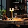 LED Tischleuchte, messing, Touchdimmer, Akku, H 21 cm Produktbild-Vorschau 4