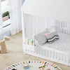 Flieks Kinderbett Hausbett 140x200cm mit Vorhang und Tür, Produktbild-Vorschau 7