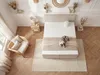 TRADA Boxspringbett Quelle 200x200 Boucle Stoff mit Produktbild-Vorschau 5
