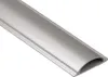 A close-up, angled view of a silver cable management channel. Podgląd zdjęcia produktu