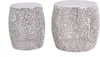 Konferenčný stolík Leaf set of 2 40cm silver 43226 Náhľad obrázku produktu 1