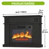 Elektrokamin 2000W Elektrischer Kamin bis 30 m², mit Produktbild-Vorschau 7