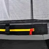 Ovales Trampolin 305x214cm schwarz SYDNEY + Netz und Leiter Produktbild-Vorschau 2