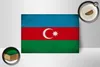 Holzschild Flagge Aserbaidschan 18x12cm Azerbaijan Vintage Produktbild-Vorschau 3