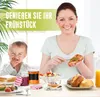 XMTECH 12er Set Sturzgläser 240 ml – Einmachgläser mit rot Produktbild-Vorschau 4
