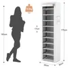 Schuhregal mit 11 Ebenen, 45x30x175 cm, für 20–22 Paar Schuhe, Stoff Productafbeelding-voorbeeld