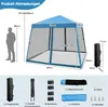 COSTWAY 3x3 m Pop Up pavilon s moskytiérou a pytli na Náhled obrázku produktu 7