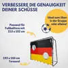 Torwand "Deutschland" mit 2 Schusslöchern 193 x 150 cm Produktbild-Vorschau 4