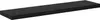 A single black wooden shelf is shown against a white background. Produktbild-Vorschau