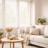 Weiß Holzjalousie 80x140 cm Jalousie aus Holz 25 mm Produktbild-Vorschau 5