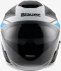 Blauer JJ-01 Jethelm, grau matt/blau, S (54/56) Produktbild-Vorschau 2