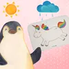 Mr. & Mrs. Panda Badezimmerteppich Einhorn Happy - Weiß - Produktbild-Vorschau 2