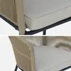 sweeek - 2er-Set Gartensessel aus verzinktem Stahl mit Produktbild-Vorschau 4
