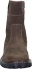A front view of a brown leather boot. Podgląd zdjęcia produktu