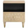 Nachttische 2 Stk. 40x33x46 cm Massivholz Mango Produktbild-Vorschau 3