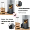 XINZI Kaminbesteck 4tlg kaminbesteck schwarz Kaminzubehör Produktbild-Vorschau 6