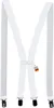 Bretelle unisex 2,5 cm a forma di X con 4 robuste clip per Anteprima dell’immagine prodotto 1