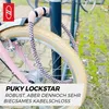 PUKY LOCKSTAR Kabelschloss Retro Rose | Flexibles 70cm Produktbild-Vorschau 10