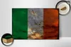 Holzschild Flagge Irland 30x20cm Flag of Ireland Rost Produktbild-Vorschau 3