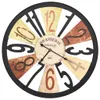 vidaXL Orologio da parete in metallo 60 cm Multicolore Anteprima dell’immagine prodotto 1