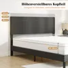 Łóżko tapicerowane COSTWAY z ramą z listew, rama łóżka z Podgląd zdjęcia produktu 4