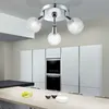LED Deckenleuchte, Chrom, klar, ALU-Kugelgeflecht, H 20 cm Produktbild-Vorschau 3