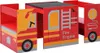 vidaXL 3-tlg. Kinder-Sitzgruppe Feuerwehrauto-Design Holz Produktbild-Vorschau 1