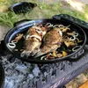 Ø24 cm Deckel-Bratpfanne Gusseisen Servierpfanne Produktbild-Vorschau 5