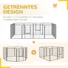 PawHut Welpenauslauf Welpengehege modulares Design 16 Produktbild-Vorschau 6