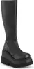 A single black boot on a white background. Náhled obrázku produktu