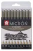 Sakura Pigma Micron, Schwarz, Rund, Sichtverpackung, 10 Produktbild-Vorschau 1